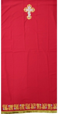 Катапетасма з хрестом і вишивкою "Колос"