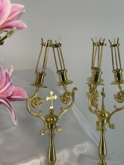 Дикирій-трикирій, позолота, висота 41см ширина 14,5см