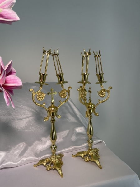 Дикирий - трикирий  позолота