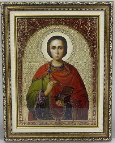 Икона св. вмч. Пантелеймон 49х39