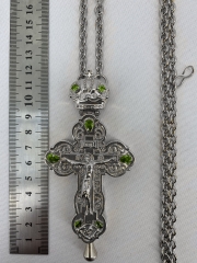 Хрест наперстний - мощовик 12х6,5см (покриття нікель)