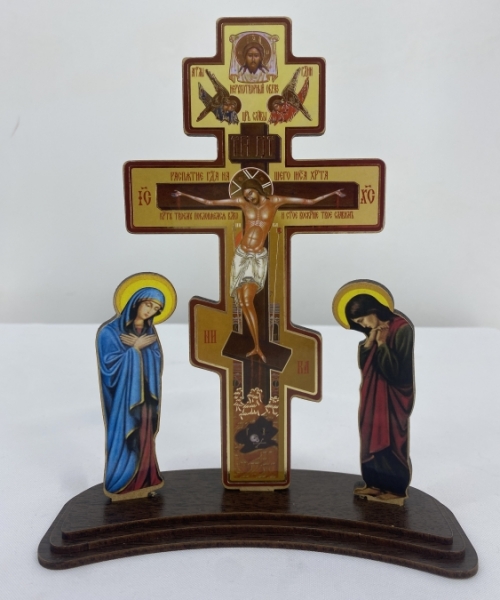 Хрест Голгофа з Предстоящими 21х17см