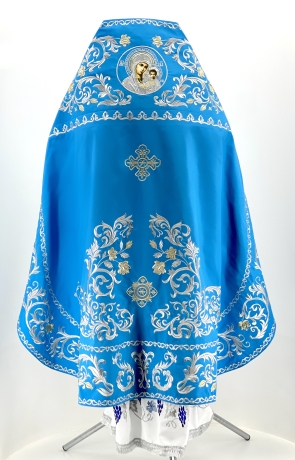 Облачення священника, вишите на Алобі, вишивка "Роза" з вишитим галуном