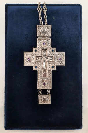 Хрест наперстний 15,5х8см (покриття нікель)