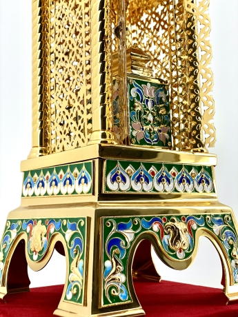 Дарохранительниця (золото + емаль)