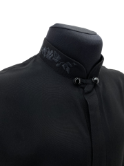 Ряса з вишивкою, тканина кашемір з підкладкою на синтапоні, комір шалевий нерпа