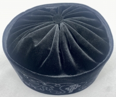 Скуфія грецька, тканина тягучка з вишивкою &quot;виноград&quot;