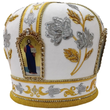 Митра  Роза  белая