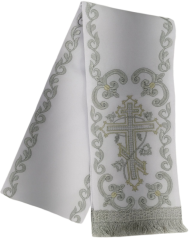 Закладка  "Крест"  белая