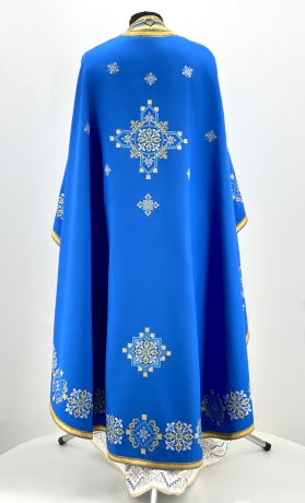 Облачение священника греческий крой, вишитое на бархате с пришитим галуном
