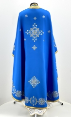 Облачение священника греческий крой, вишитое на бархате с пришитим галуном