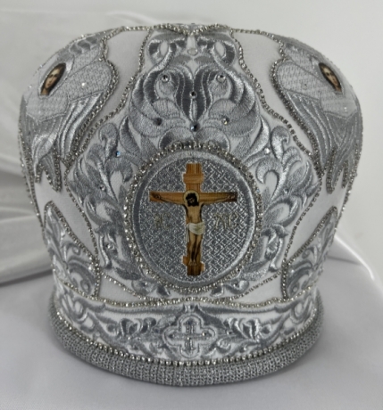 Митра  "Херувим"  белая