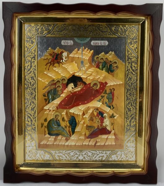 Икона Рождество Христово 47х41