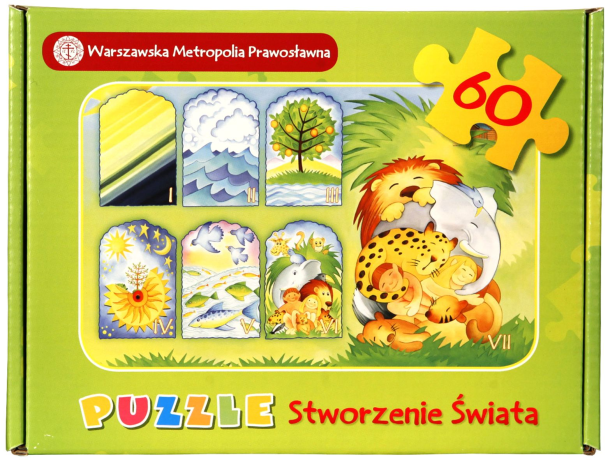 Пазли "Створення світу" (зел.)