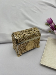 Ящик хрестильний, нікель - золото 15х8х13