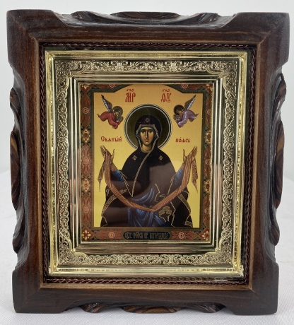 Ікона Богородиці "Пояс" 19х17