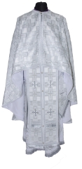 Облачення священника Грецький крій, парчева тканина &quot;Патріарший хрест&quot; з пришивним галуном