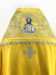 Облачення священника, вишите на оксамиті, вишивка &quot;Коло&quot; з вишитим галуном