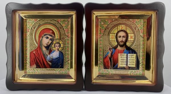 Ікони "Вінчальна пара" №25 26х23см