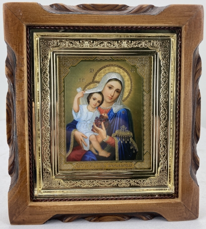 Ікона Богородиці "Покриваюча" 19х17