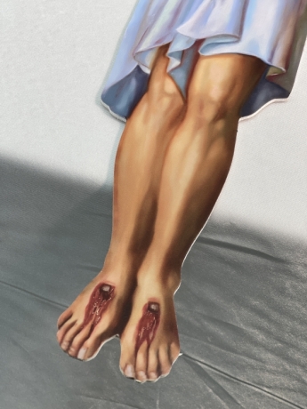 Розп'яття Спасителя, друковане на пластику 47,5х60см