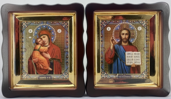 Ікони "Вінчальна пара" №26 26х23см