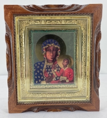 Ікона Богородиці &quot;Ченстоховська&quot; 19х17