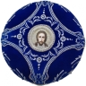 Митра  "Крест у венце"  синяя